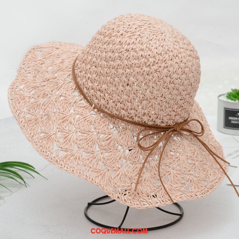 Casquette Chapeau Femme Été Voyage Crème Solaire, Casquette Chapeau Plage Ombre