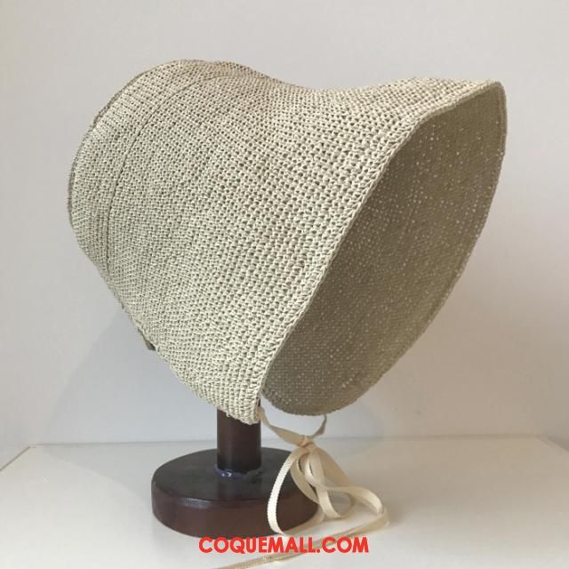 Casquette Chapeau Femme Été Élégant Rouge, Casquette Chapeau Chapeau De Paille Voyage