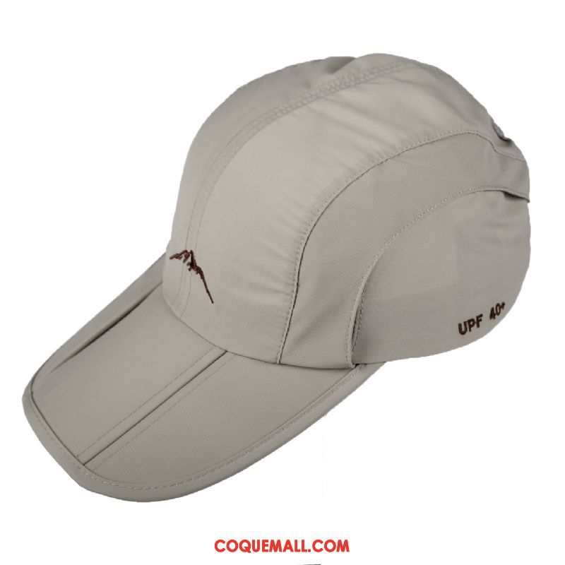 Casquette Chapeau Homme Blanc Casquette Ombre, Casquette Chapeau Plier Sport