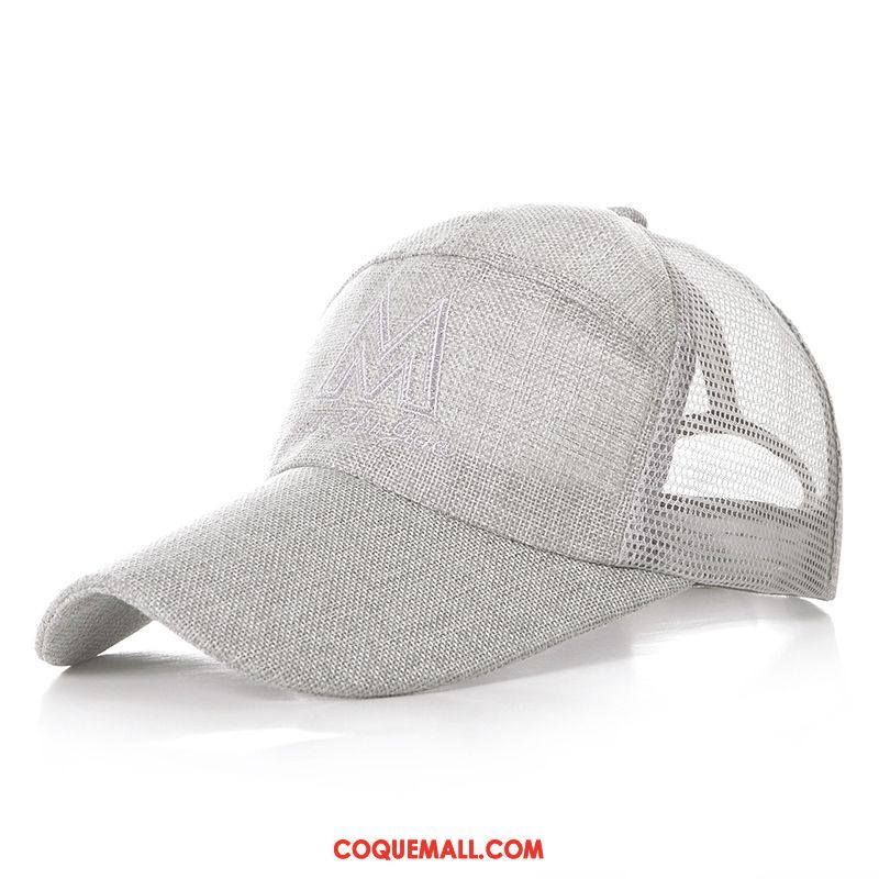 Casquette Chapeau Homme Blanc De Plein Air Respirant, Casquette Chapeau Casquette Été