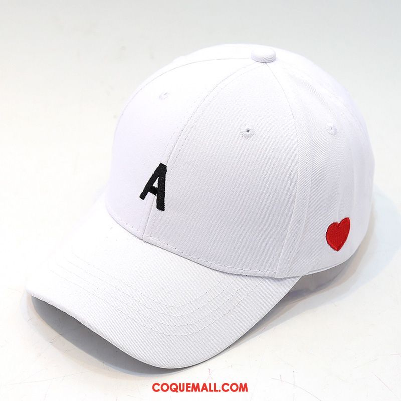 Casquette Chapeau Homme Blanc Loisir Ombre, Casquette Chapeau Femme Casquette De Baseball