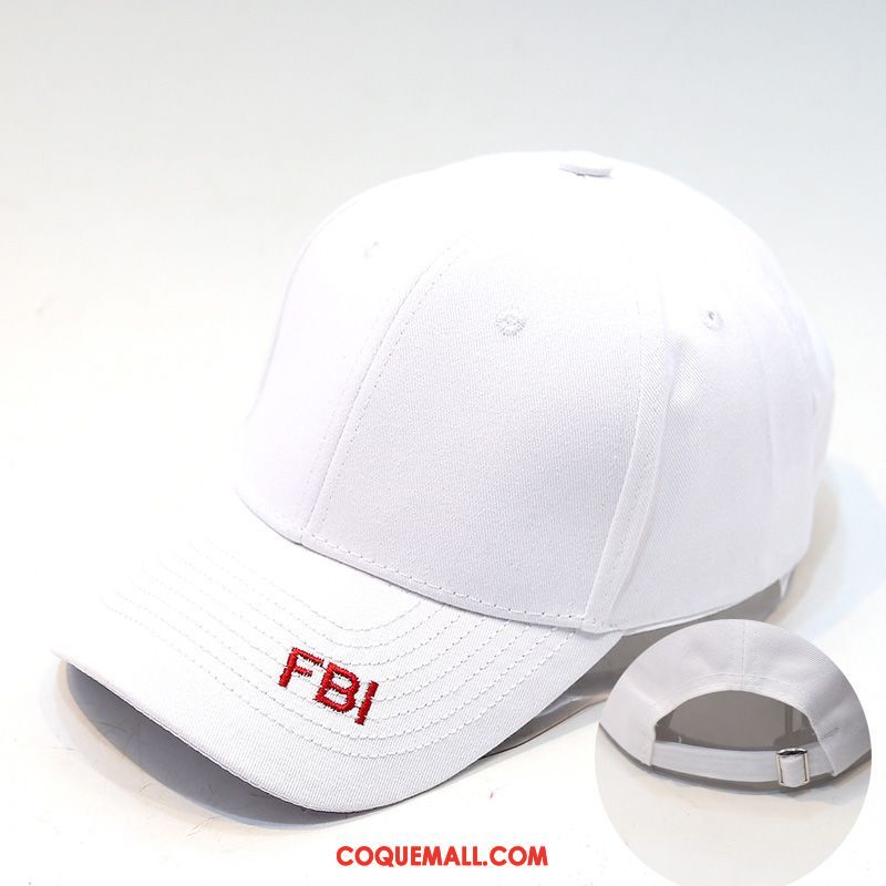 Casquette Chapeau Homme Blanc Loisir Ombre, Casquette Chapeau Femme Casquette De Baseball