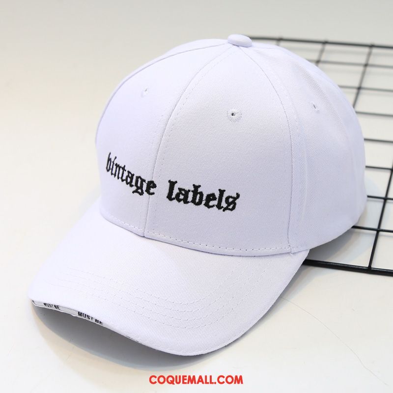 Casquette Chapeau Homme Blanc Loisir Ombre, Casquette Chapeau Femme Casquette De Baseball