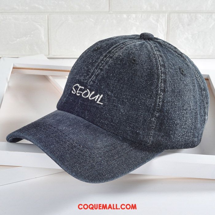 Casquette Chapeau Homme Bleu Amoureux Casquette De Baseball, Casquette Chapeau Crème Solaire Respirant