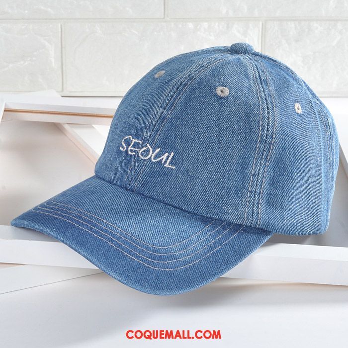 Casquette Chapeau Homme Bleu Amoureux Casquette De Baseball, Casquette Chapeau Crème Solaire Respirant