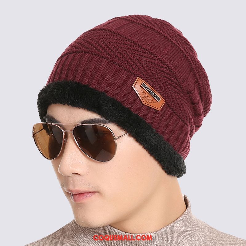 Casquette Chapeau Homme Bonnet De Laine Hiver Pullover, Casquette Chapeau Chapeau Bonnet Tricoté Braun