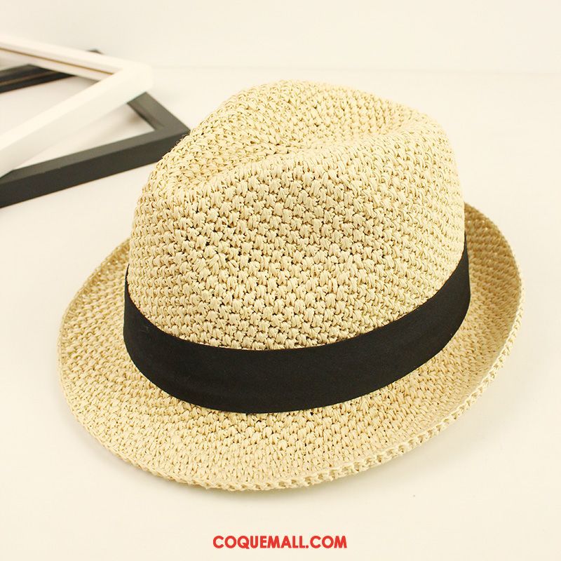 Casquette Chapeau Homme Bord De Mer Chapeau Été, Casquette Chapeau Vacances Blanc Beige