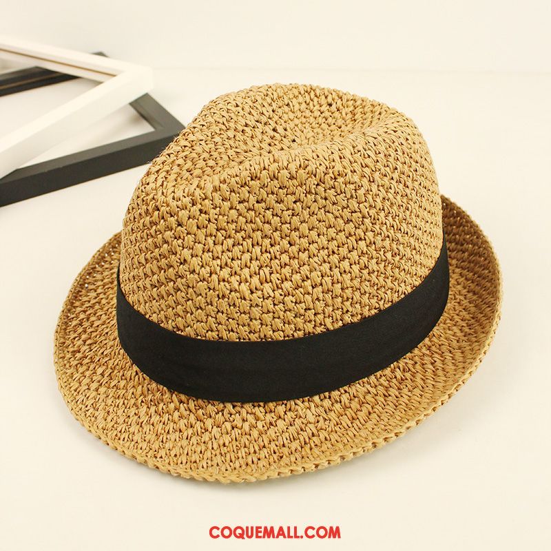 Casquette Chapeau Homme Bord De Mer Chapeau Été, Casquette Chapeau Vacances Blanc Beige