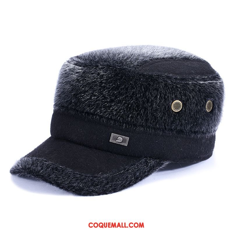 Casquette Chapeau Homme Casquette Lin Personnes Âgées, Casquette Chapeau Âge Moyen Été