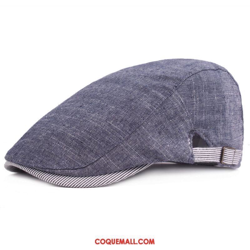 Casquette Chapeau Homme Casquette Printemps L'automne, Casquette Chapeau Denim Milieu Blau