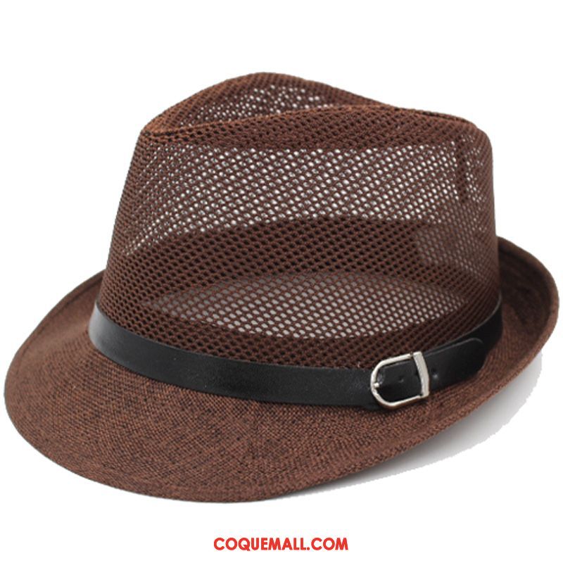 Casquette Chapeau Homme Chapeau De Paille Milieu Chapeau, Casquette Chapeau Ombre L'automne