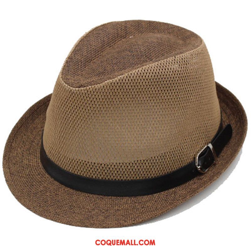 Casquette Chapeau Homme Chapeau De Paille Milieu Chapeau, Casquette Chapeau Ombre L'automne