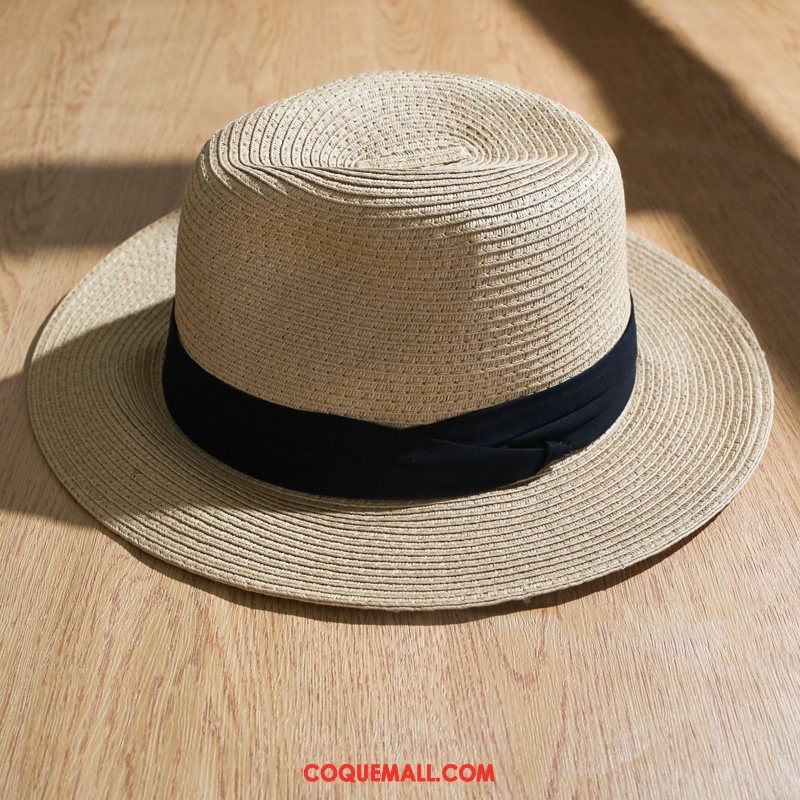 Casquette Chapeau Homme Chapeau De Soleil Chapeau De Paille Chapeau, Casquette Chapeau Plage Été Khaki