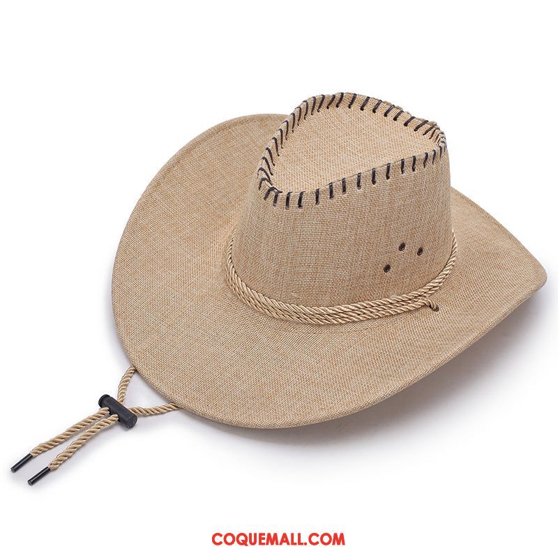 Casquette Chapeau Homme Chapeau De Soleil Denim Chapeau, Casquette Chapeau Balade Été Beige