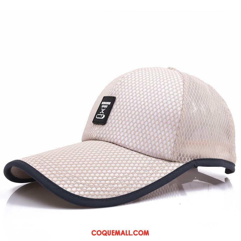 Casquette Chapeau Homme Chapeau De Soleil Ombre Beige, Casquette Chapeau Crème Solaire De Plein Air