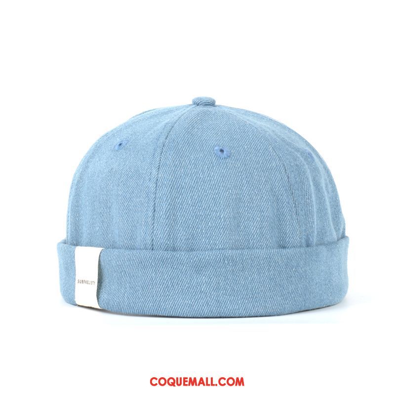 Casquette Chapeau Homme Chapeau Hiver Hip Hop, Casquette Chapeau Denim Rétro Blau