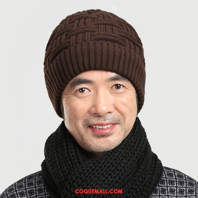 Casquette Chapeau Homme Chapeau L'automne Gris, Casquette Chapeau Hiver Bonnet De Laine