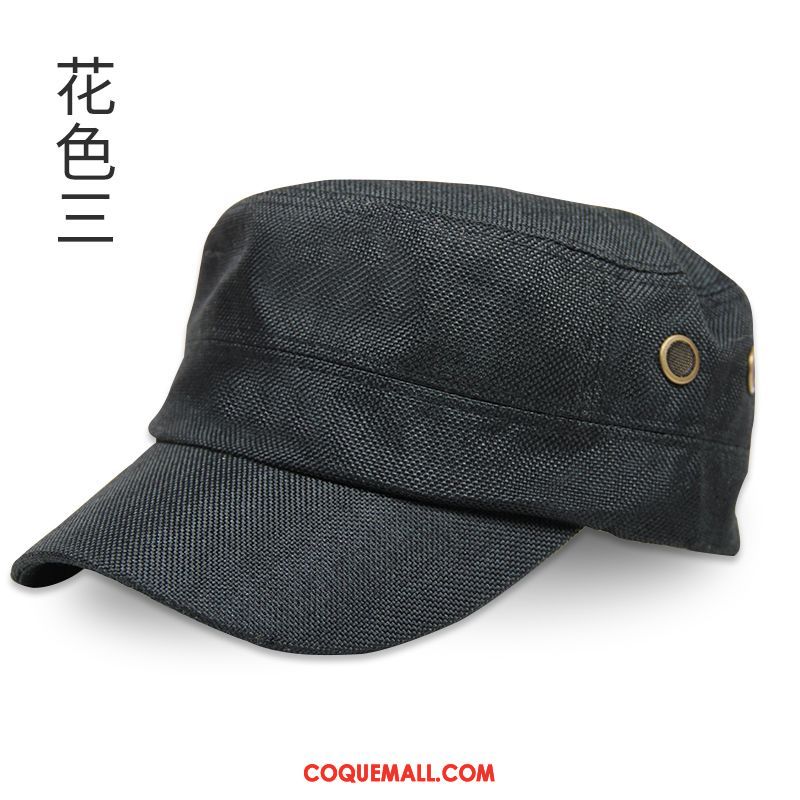 Casquette Chapeau Homme Crème Solaire Tendance Lin, Casquette Chapeau Père Personnes Âgées