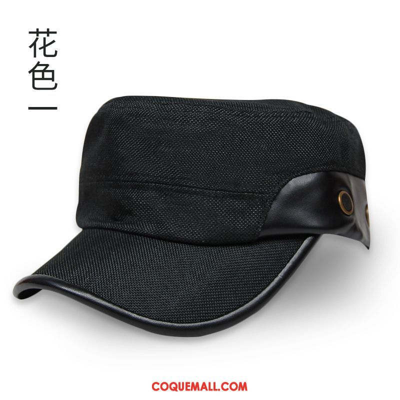 Casquette Chapeau Homme Crème Solaire Tendance Lin, Casquette Chapeau Père Personnes Âgées