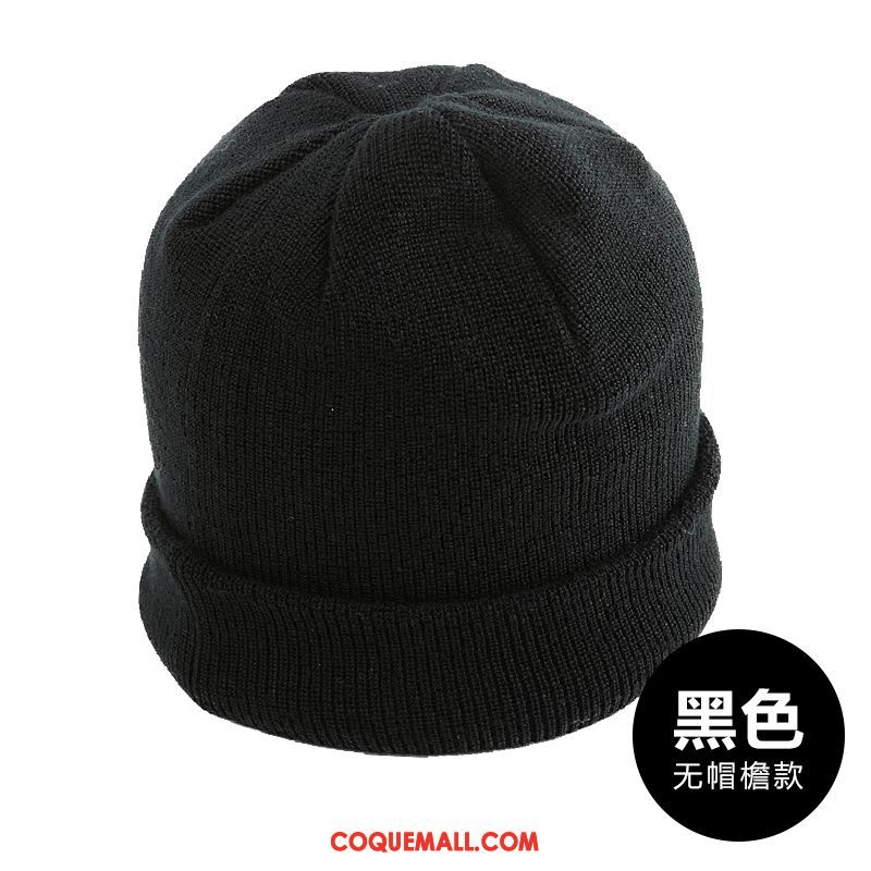 Casquette Chapeau Homme L'automne Bonnet Tricoté Garder Au Chaud, Casquette Chapeau Bonnet De Laine Hiver Kamelfarbe