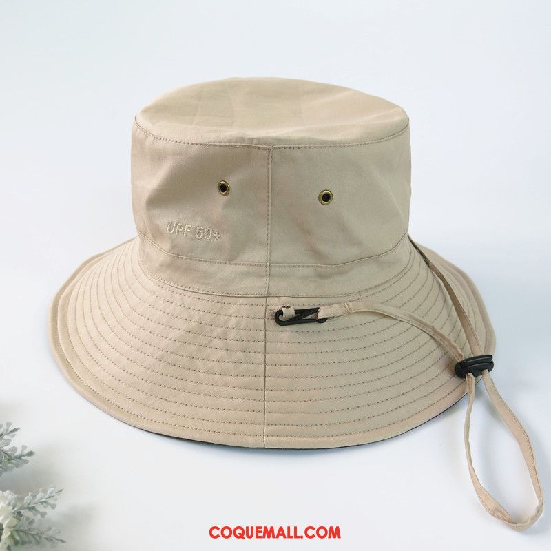 Casquette Chapeau Homme Mode Crème Solaire Anti-uv, Casquette Chapeau Printemps Marron