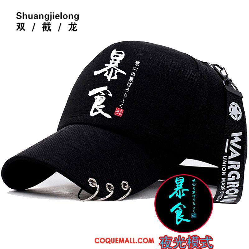 Casquette Chapeau Homme Noir Hip Hop Chapeau, Casquette Chapeau Gros Femme