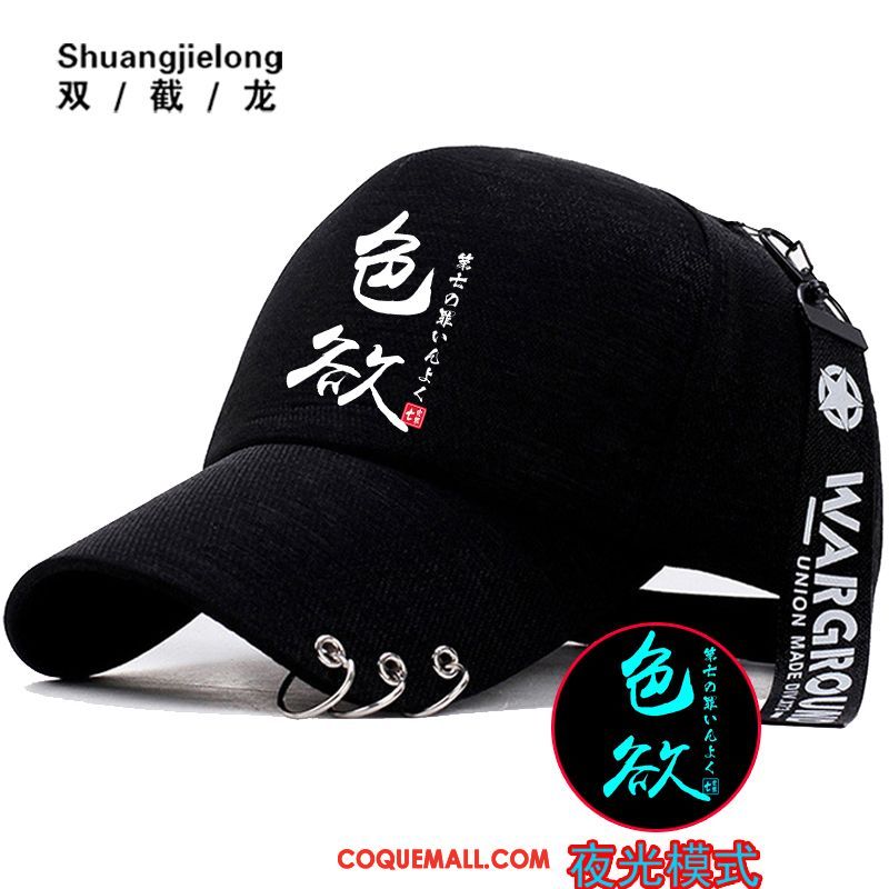 Casquette Chapeau Homme Noir Hip Hop Chapeau, Casquette Chapeau Gros Femme