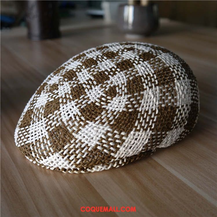 Casquette Chapeau Homme Personnes Âgées Jeunesse Chapeau De Paille, Casquette Chapeau Femme Blanc