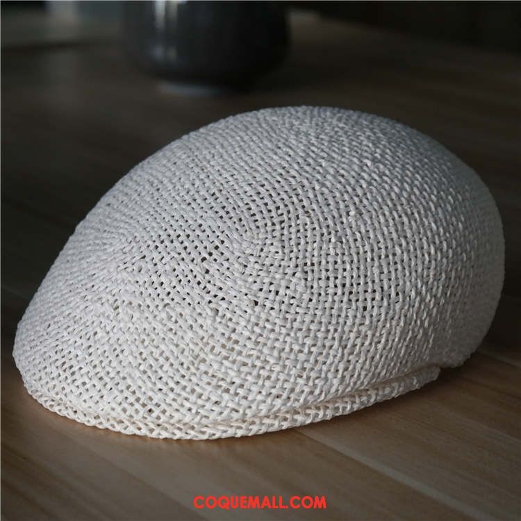 Casquette Chapeau Homme Personnes Âgées Jeunesse Chapeau De Paille, Casquette Chapeau Femme Blanc