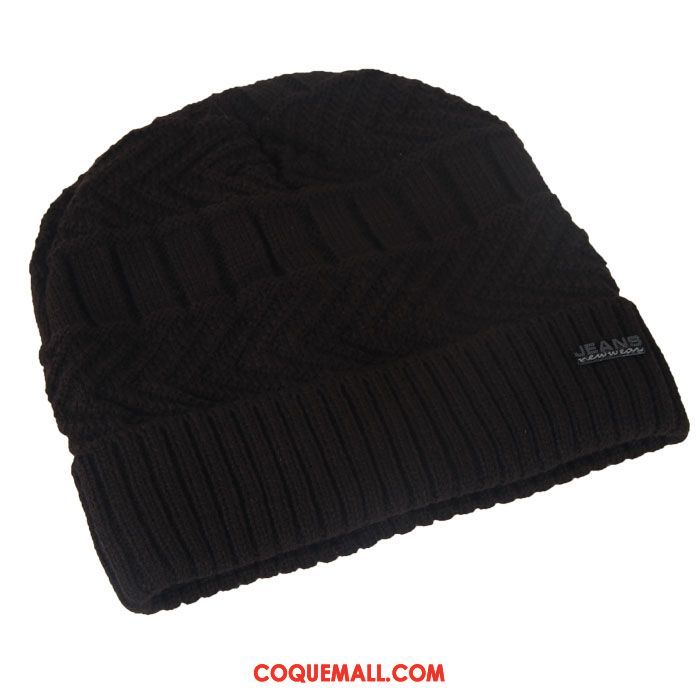 Casquette Chapeau Homme Plus De Cachemire Hiver Mince, Casquette Chapeau Pullover Velours