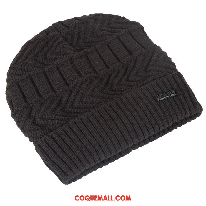 Casquette Chapeau Homme Plus De Cachemire Hiver Mince, Casquette Chapeau Pullover Velours