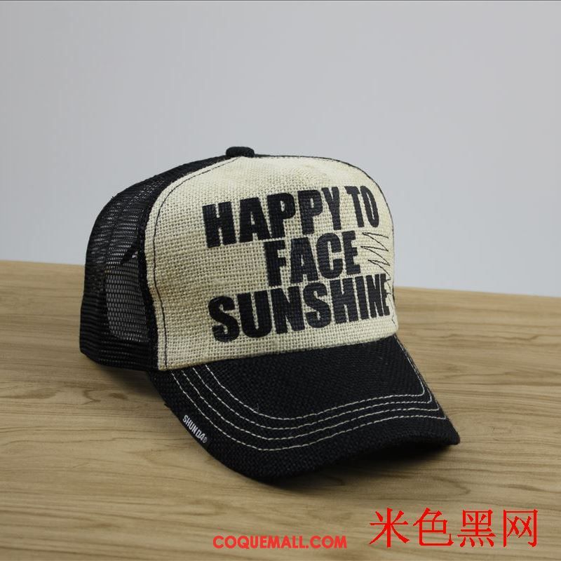 Casquette Chapeau Homme Printemps Gris Gros, Casquette Chapeau Crème Solaire Tendance