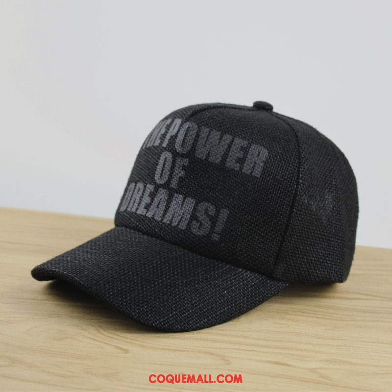 Casquette Chapeau Homme Printemps Gris Gros, Casquette Chapeau Crème Solaire Tendance