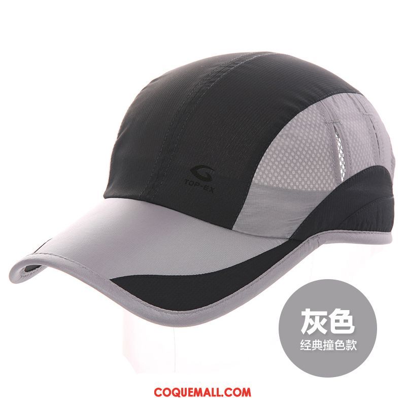 Casquette Chapeau Homme Respirant Crème Solaire All-match, Casquette Chapeau Casquette Pure Couleur Hell