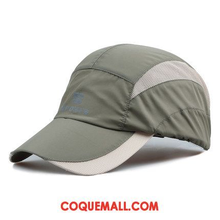 Casquette Chapeau Homme Respirant Loisir Chapeau, Casquette Chapeau Casquette De Baseball Rapide À Sécher Khaki