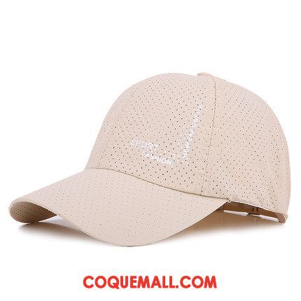 Casquette Chapeau Homme Respirant Loisir Chapeau, Casquette Chapeau Casquette De Baseball Rapide À Sécher Khaki