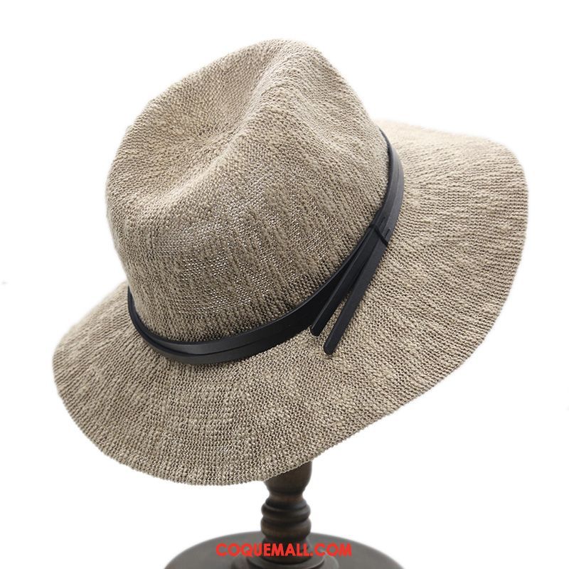 Casquette Chapeau Homme Rétro All-match Ombre, Casquette Chapeau Britanique Chapeau Khaki