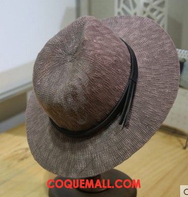Casquette Chapeau Homme Rétro All-match Ombre, Casquette Chapeau Britanique Chapeau Khaki