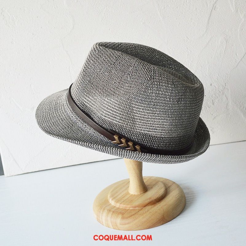 Casquette Chapeau Homme Rétro Amoureux Femme, Casquette Chapeau Le Jazz Blanc Beige