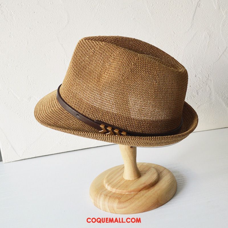 Casquette Chapeau Homme Rétro Amoureux Femme, Casquette Chapeau Le Jazz Blanc Beige