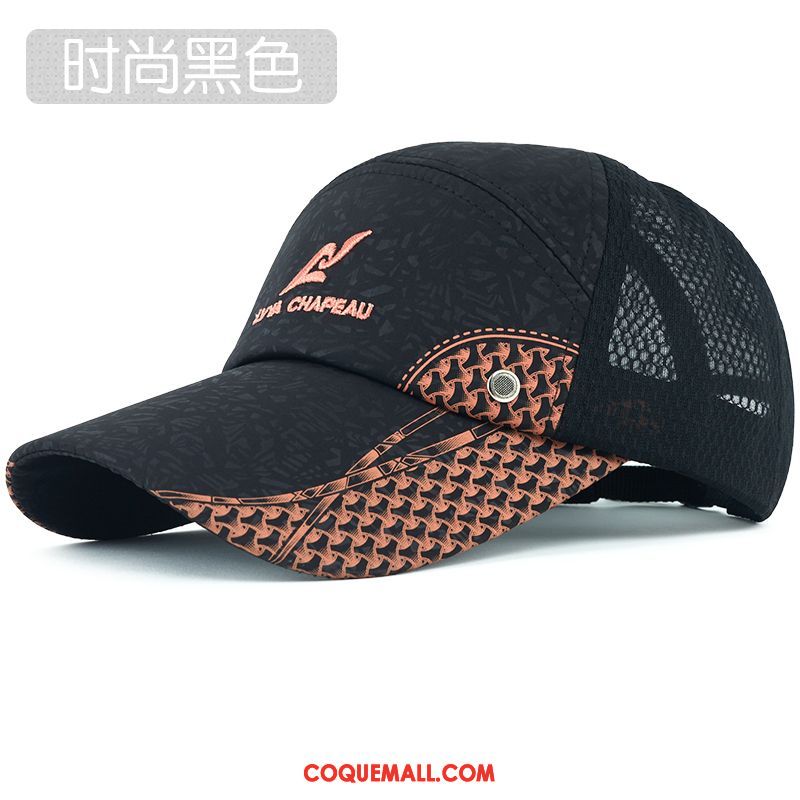 Casquette Chapeau Homme Tendance Bleu Foncé All-match, Casquette Chapeau Le Nouveau Crème Solaire