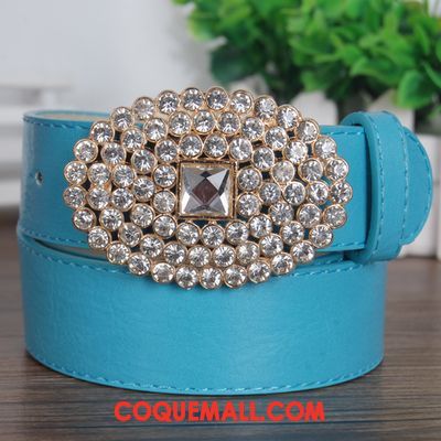 Ceinture Femme Blanc Modèles Féminins Mode, Ceinture Pierres De Strass Décoration