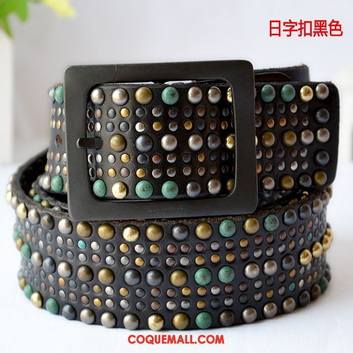 Ceinture Femme Couche De Tête Europe Loisir, Ceinture Rétro Homme