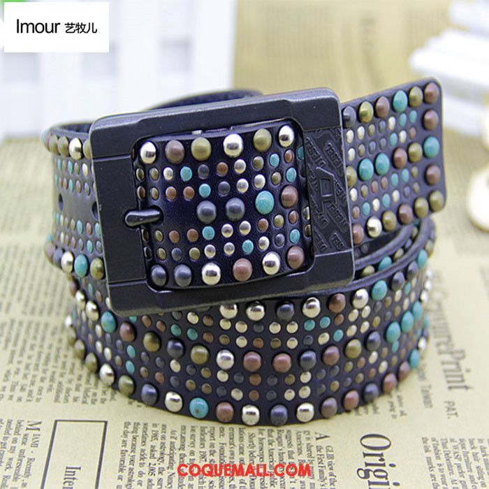 Ceinture Femme Couche De Tête Europe Loisir, Ceinture Rétro Homme