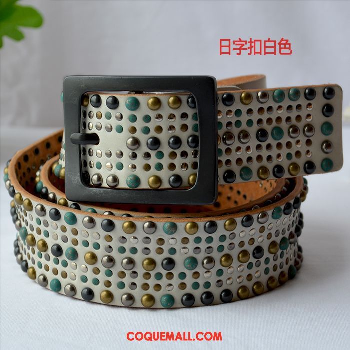 Ceinture Femme Couche De Tête Europe Loisir, Ceinture Rétro Homme