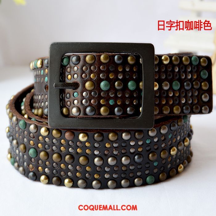 Ceinture Femme Couche De Tête Europe Loisir, Ceinture Rétro Homme