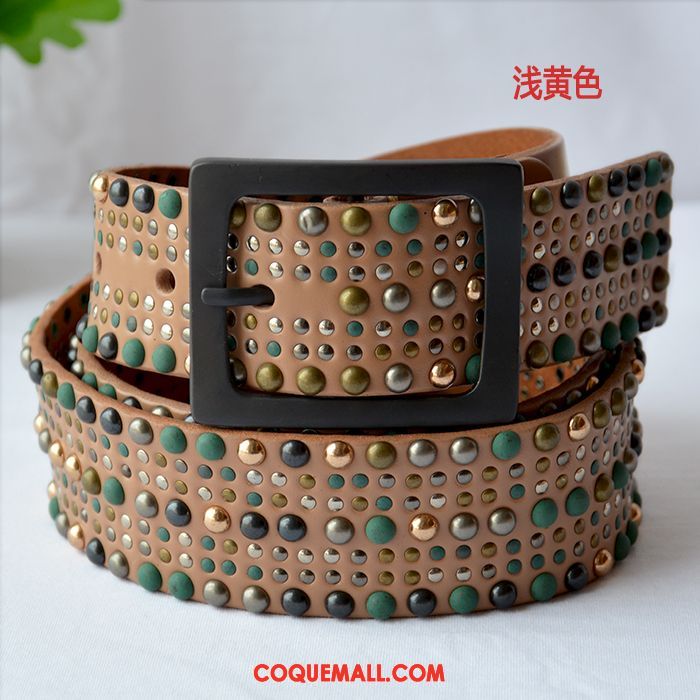 Ceinture Femme Couche De Tête Europe Loisir, Ceinture Rétro Homme