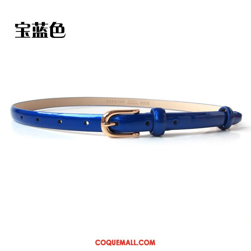 Ceinture Femme Cuir Véritable All-match Mode, Ceinture Simple Bien