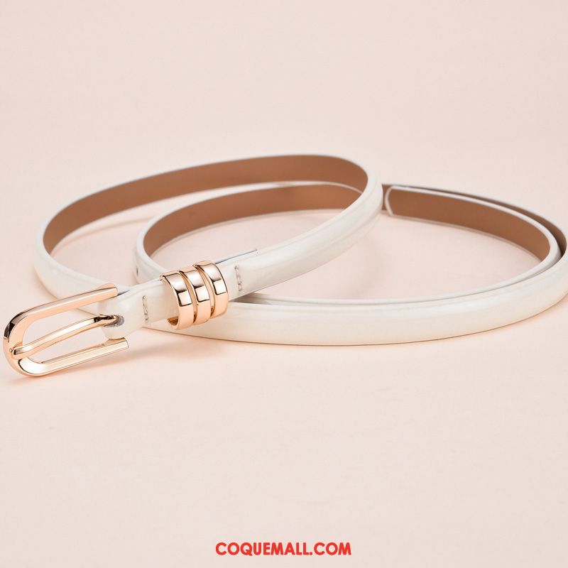 Ceinture Femme Cuir Véritable Cuir Verni Mode, Ceinture Cuir Verni Bien