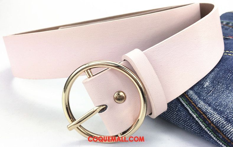 Ceinture Femme Décoration All-match Argenté, Ceinture Jeans Simple Gold